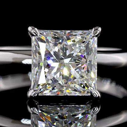 2.02 CT Princess Lab Grown Diamond Solitaire Ring Sz. 6.5 (E Color and VVS1 Clarity)
