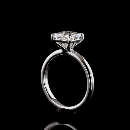 2.04 CT Princess Lab Grown Diamond Solitaire Ring Sz. 6.5 (E Color and VS1 Clarity)