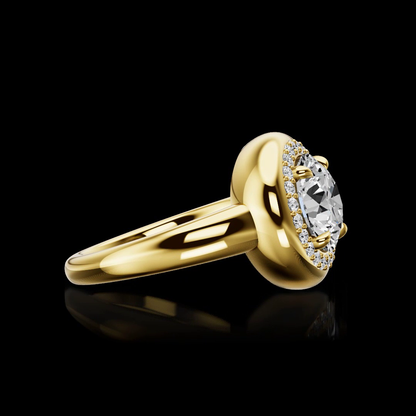 2.19 CTTW Round Lab Grown Diamond 55 Ring Sz. 6 (E Color and VS1 Clarity)