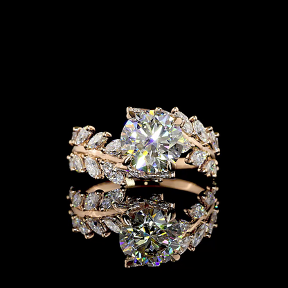 3.23 CTTW Round Lab Grown Diamond Special Ring Sz. 7 (F Color and VS1 Clarity)