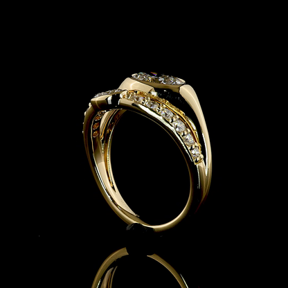 1.66 CTTW Oval Lab Grown Diamond Special Ring Sz. 6.5 (E Color and VS1 Clarity)