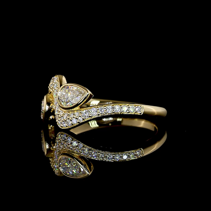 0.95 CTTW MIX Lab Grown Diamond Special Ring Sz. 6.5 (E Color and VS1 Clarity)