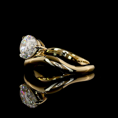 1.53 CT Pear Lab Grown Diamond Solitaire Ring Sz. 3.5 (D Color and VVS2 Clarity)