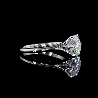 2.02 CT Round Lab Grown Diamond Solitaire Ring Sz. 6 (D Color and VVS1 Clarity)