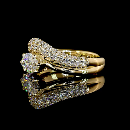 1.69 CTTW Marquise Lab Grown Diamond Solitaire Diamond Shank Ring Sz. 6.5 (E Color and VS1 Clarity)