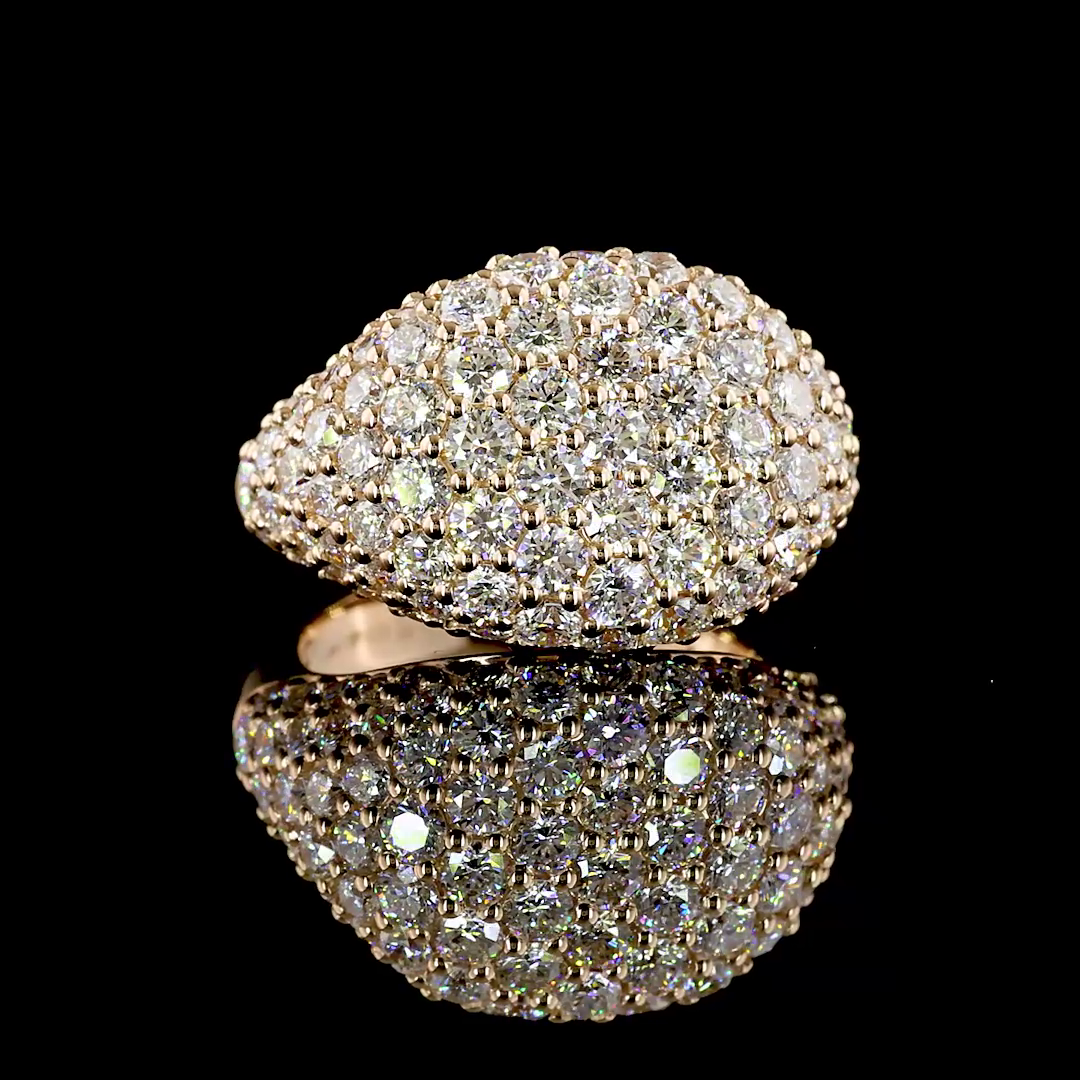 2.26 CTTW Round Lab Grown Diamond Special Ring Sz. 3 (F Color and VS1 Clarity)