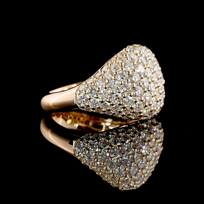 2.26 CTTW Round Lab Grown Diamond Special Ring Sz. 3 (F Color and VS1 Clarity)