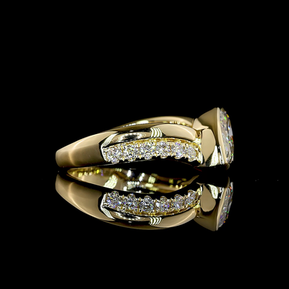 1.86 CTTW Marquise Lab Grown Diamond Solitaire Diamond Shank Ring Sz. 6.5 (E Color and VVS2 Clarity)