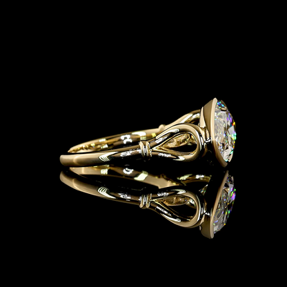 5.17 CT Marquise Lab Grown Diamond Solitaire Ring Sz. 6.5 (F Color and VS1 Clarity)