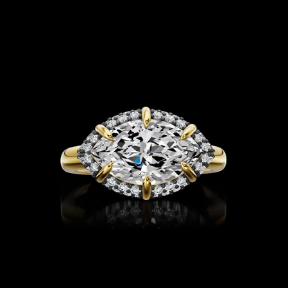 0.65 CTTW Lab Grown Diamond 55 Ring Sz. 5.5 (E Color and VS1 Clarity)
