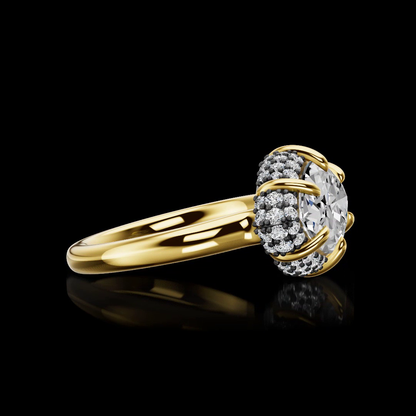 0.65 CTTW Lab Grown Diamond 55 Ring Sz. 5.5 (E Color and VS1 Clarity)