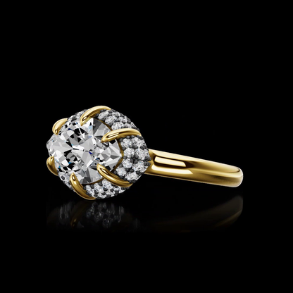 0.65 CTTW Lab Grown Diamond 55 Ring Sz. 5.5 (E Color and VS1 Clarity)