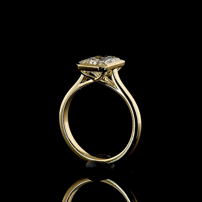 2.79 CT Radiant Lab Grown Diamond Solitaire Ring Sz. 6.5 (F Color and VS1 Clarity)