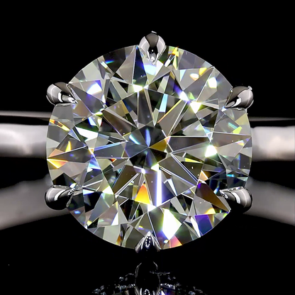 1.55 CTTW Round Lab Grown Diamond Hidden Halo Ring Sz. 6.5 (F Color and VVS2 Clarity)