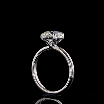 2.15 CT Round Lab Grown Diamond Solitaire Ring Sz. 6.5 (E Color and VVS2 Clarity)