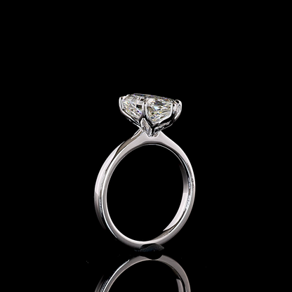 3.58 CT Step Marquise Lab Grown Diamond Solitaire Ring Sz. 6.5 (E Color and VVS2 Clarity)