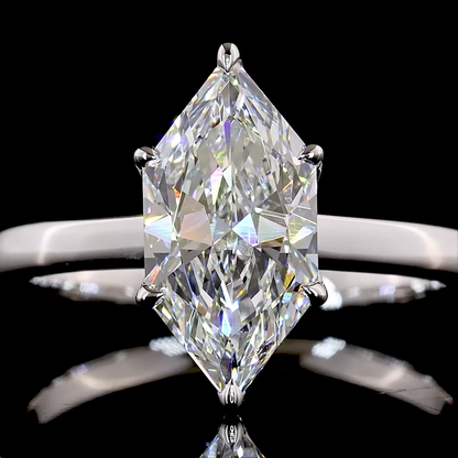 2.01 CT Antique Marquise Lab Grown Diamond Solitaire Ring Sz. 6.5 (E Color and VVS2 Clarity)