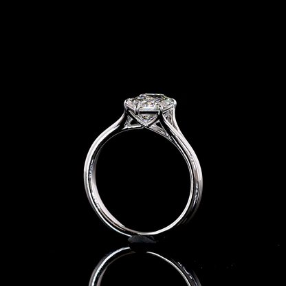2.03 CT Step Marquise Lab Grown Diamond Solitaire Ring Sz. 6.5 (F Color and VVS2 Clarity)