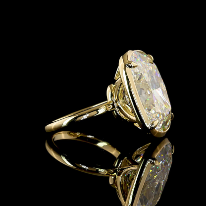 20.18 CT Cushion Brilliant Lab Grown Diamond Solitaire Ring Sz. 6.5 (F Color and VS1 Clarity)
