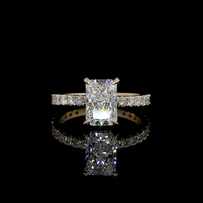 1.43 CTTW Radiant Lab Diamond Hidden Halo RGYHHRAD100 (D Color and VVS2 Clarity)