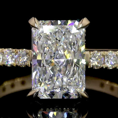 1.43 CTTW Radiant Lab Diamond Hidden Halo RGYHHRAD100 (D Color and VVS2 Clarity)