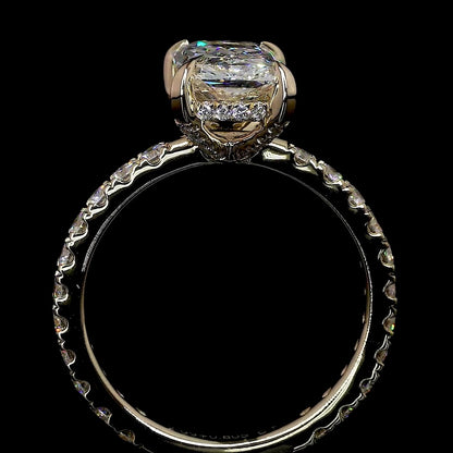 1.43 CTTW Radiant Lab Diamond Hidden Halo RGYHHRAD100 (D Color and VVS2 Clarity)