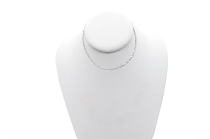 2.5mm Solid Gold Diamond Cut Rope Necklace Solid Gold Rope Chains
