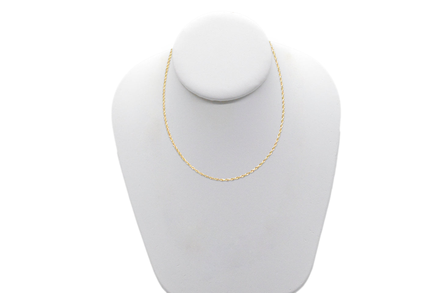 2mm Solid Gold Diamond Cut Rope Necklace Solid Gold Rope Chains