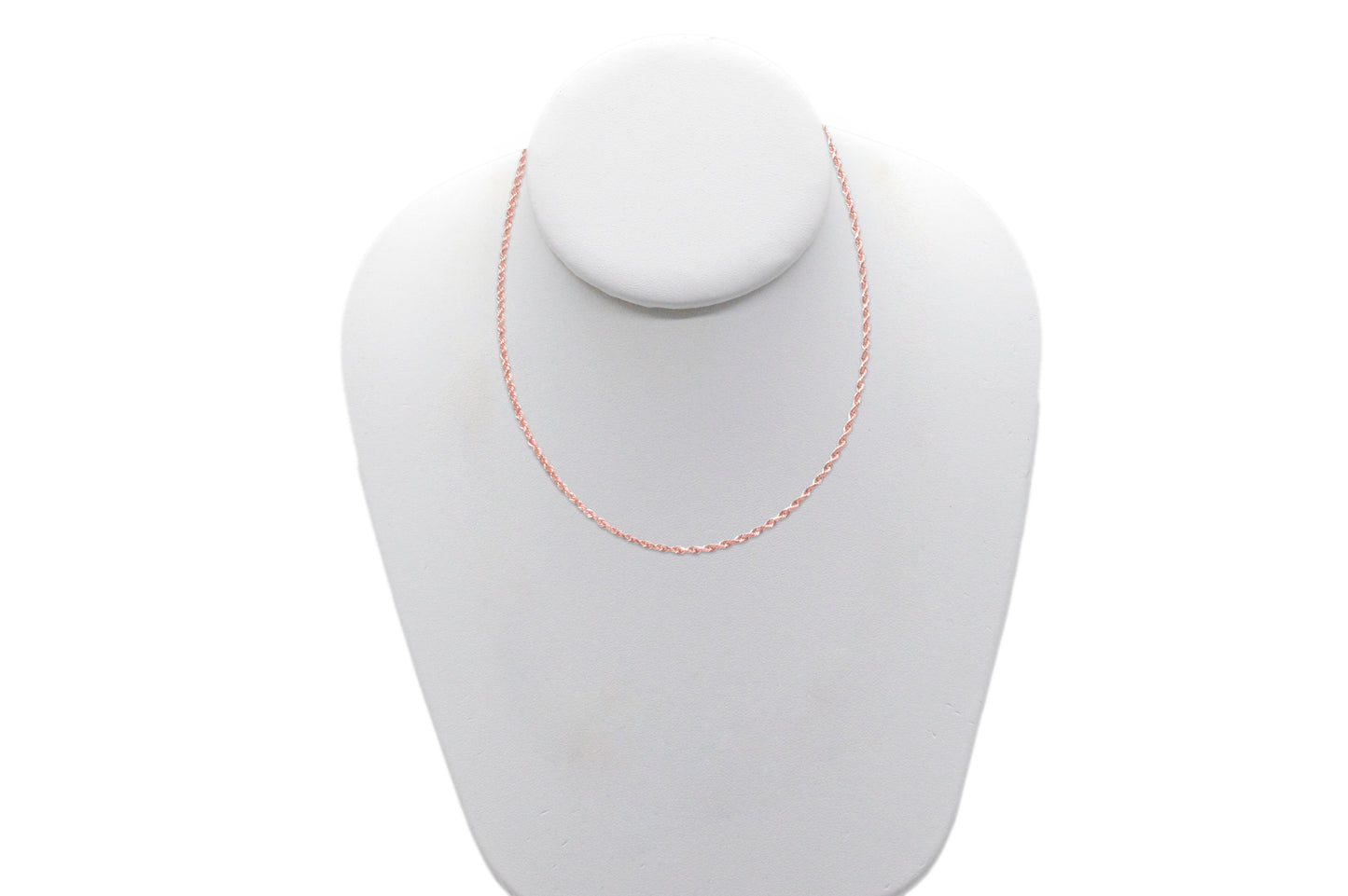 2mm Solid Gold Diamond Cut Rope Necklace Solid Gold Rope Chains