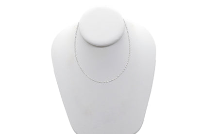 2mm Solid Gold Diamond Cut Rope Necklace Solid Gold Rope Chains