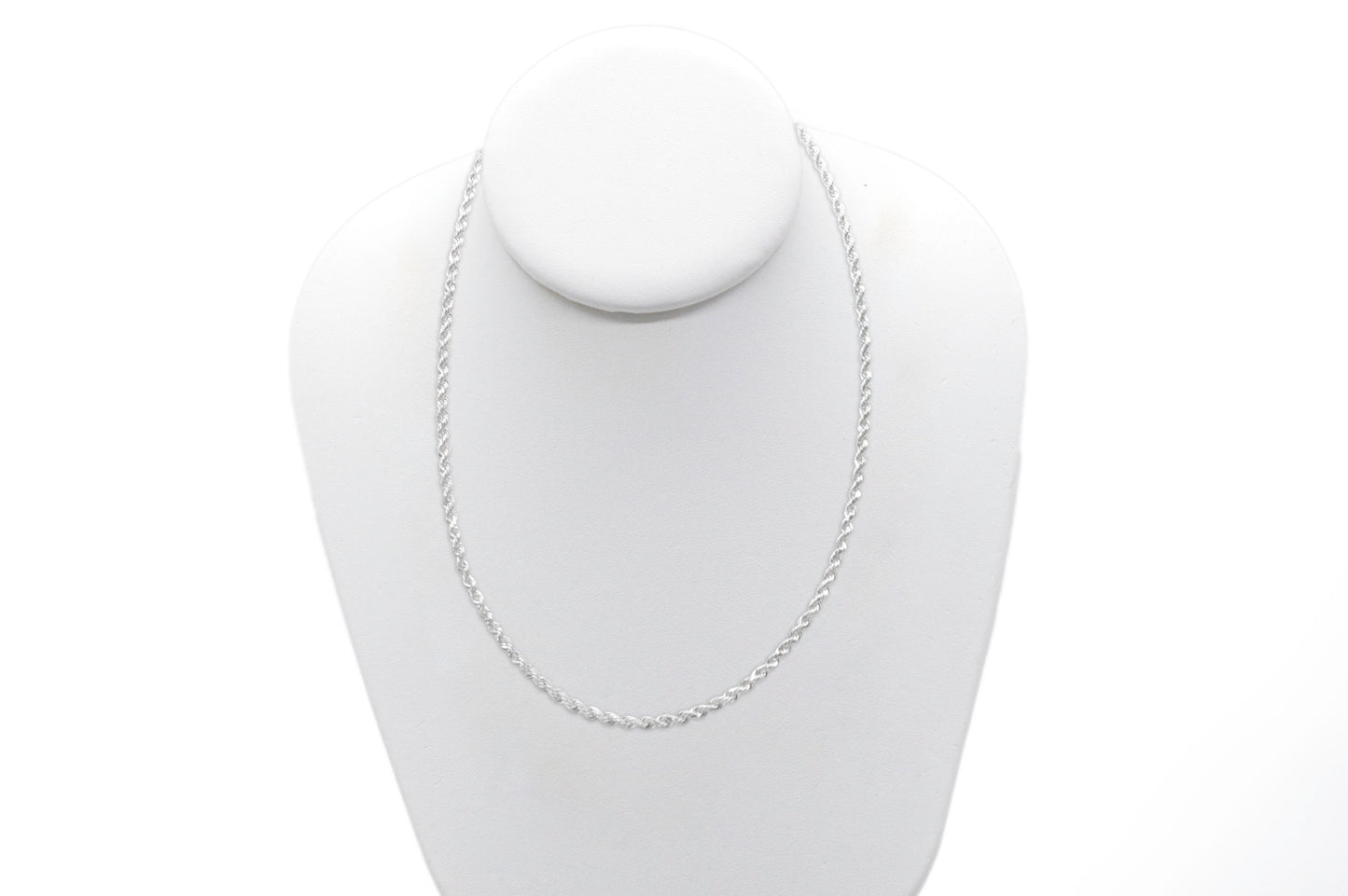 3mm Solid Gold Diamond Cut Rope Necklace Solid Gold Rope Chains
