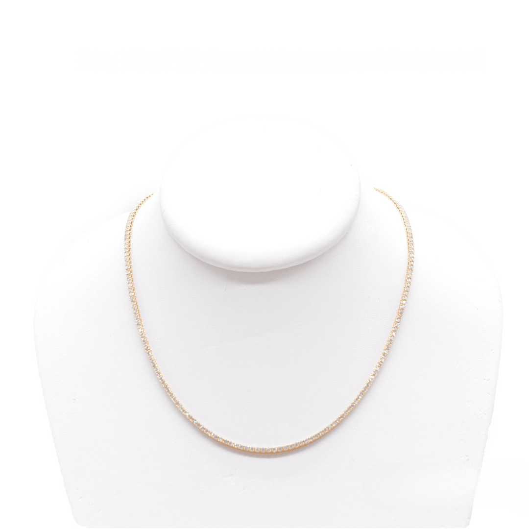 Made to Order Natural Diamond Tennis Chain