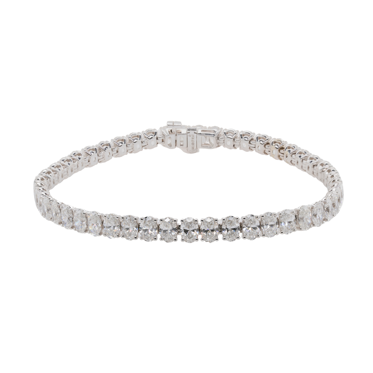 14K White Gold Diamond Tennis Bracelet