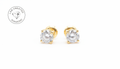 1.5 CTTW Lab Diamond Stud Earrings