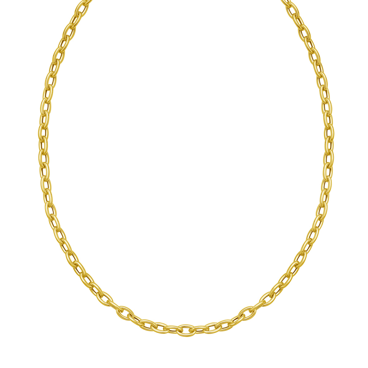 14K Charm Lock Rolo Chain – Jewelry Spot USA