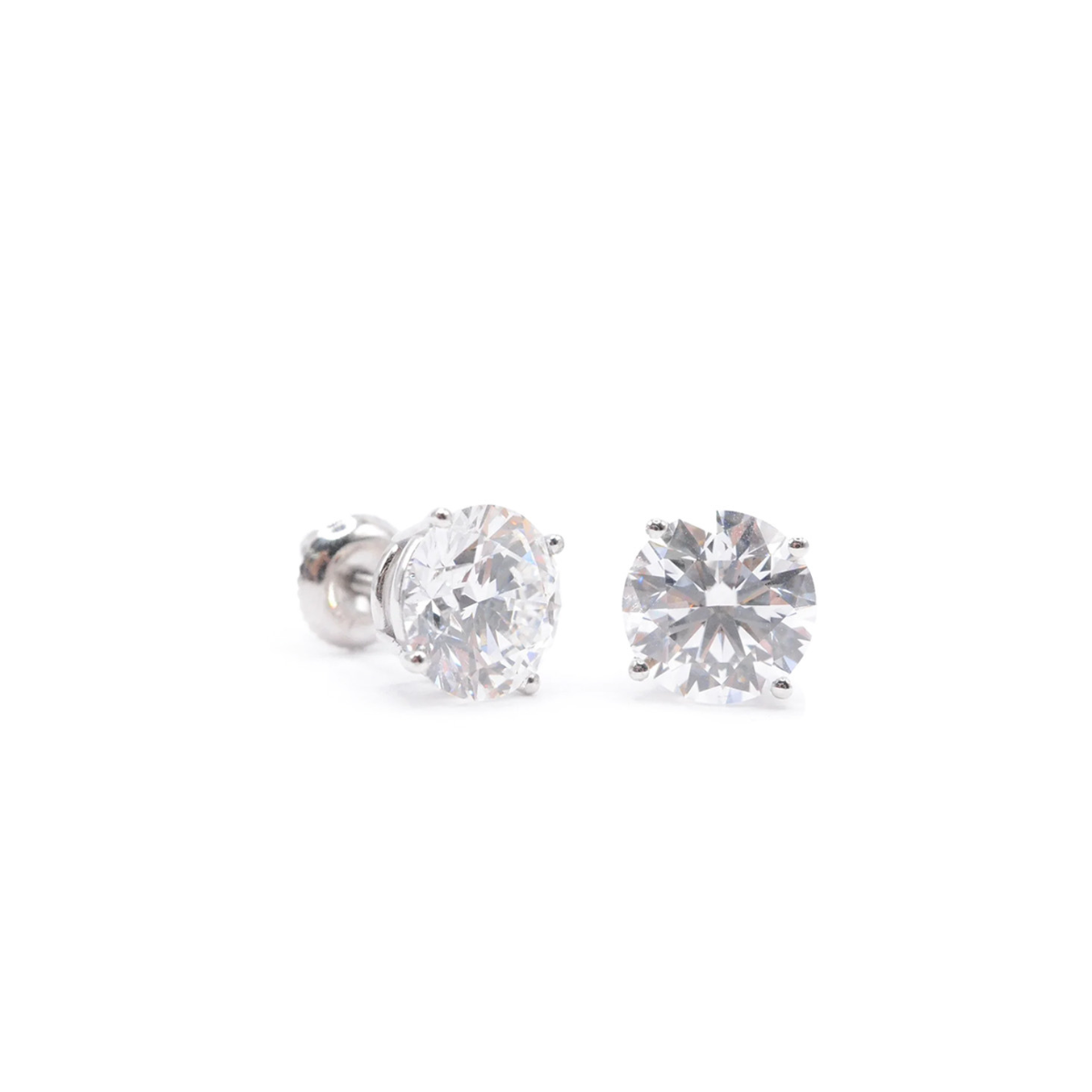 1.5 CTTW Lab Diamond Stud Earrings