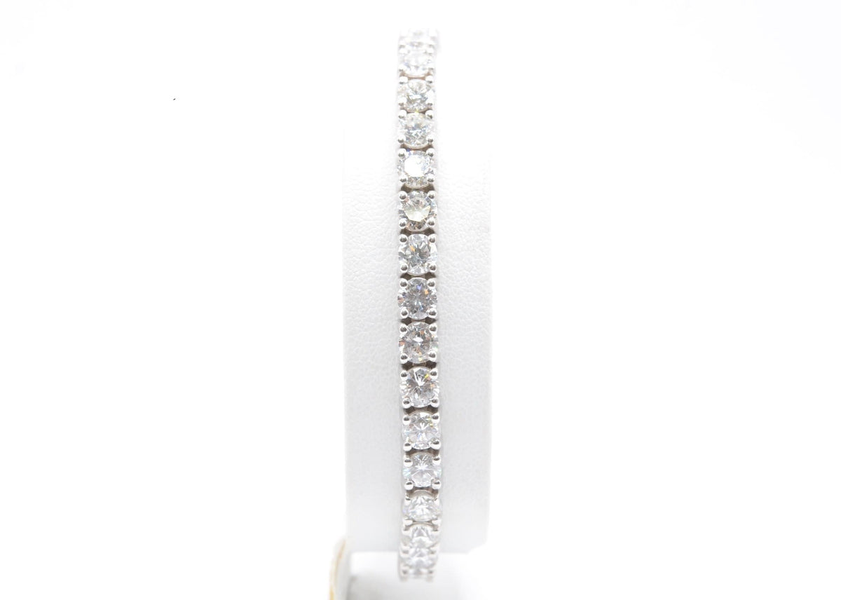 4.5mm Made To Order Lab Grown Diamond Tennis Bracelets 14K Made To Order Lab Tennis Bracelets