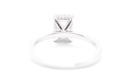 Made to Order-2ct Radiant Lab Grown Diamond Engagement Ring 14K White Gold Made to Order Lab Engagement Rings